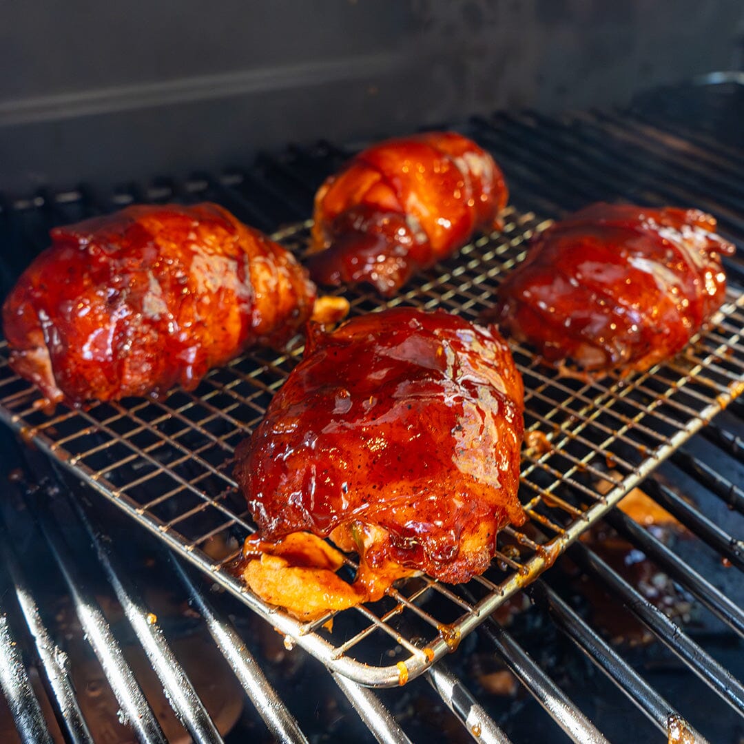 Grill chicken on outlet traeger