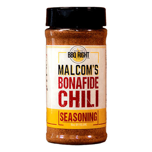 How to BBQ Right – Malcom's Bonafide Chili Seasoning – 16 oz