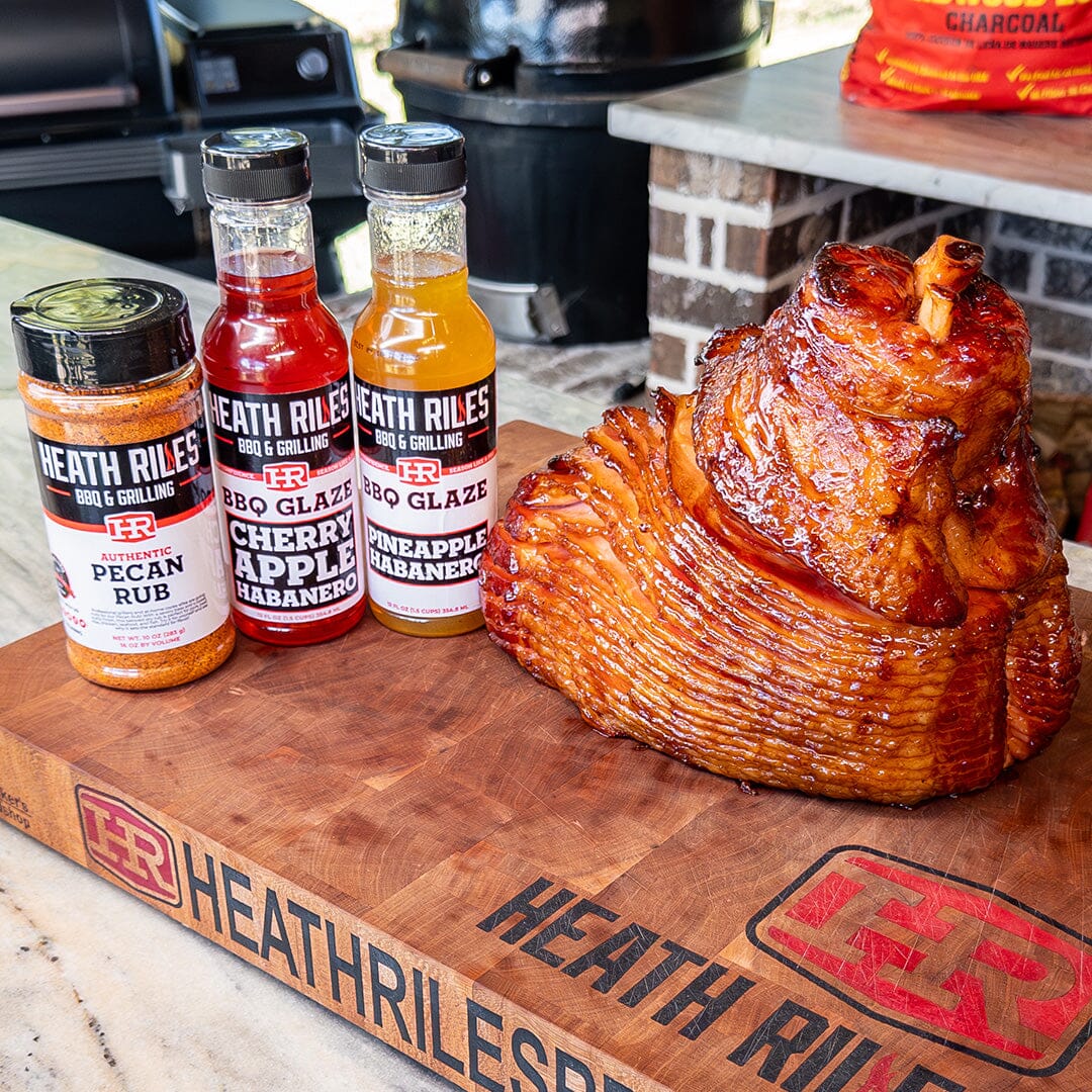 Pineapple & Cherry Double Smoked Ham on the Traeger Ironwood XL