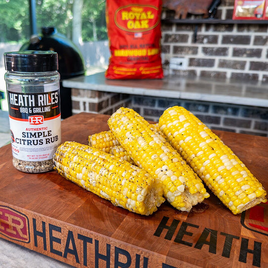 Grilled Corn With Citrus Lime Butter on the Weber Kettle Grill