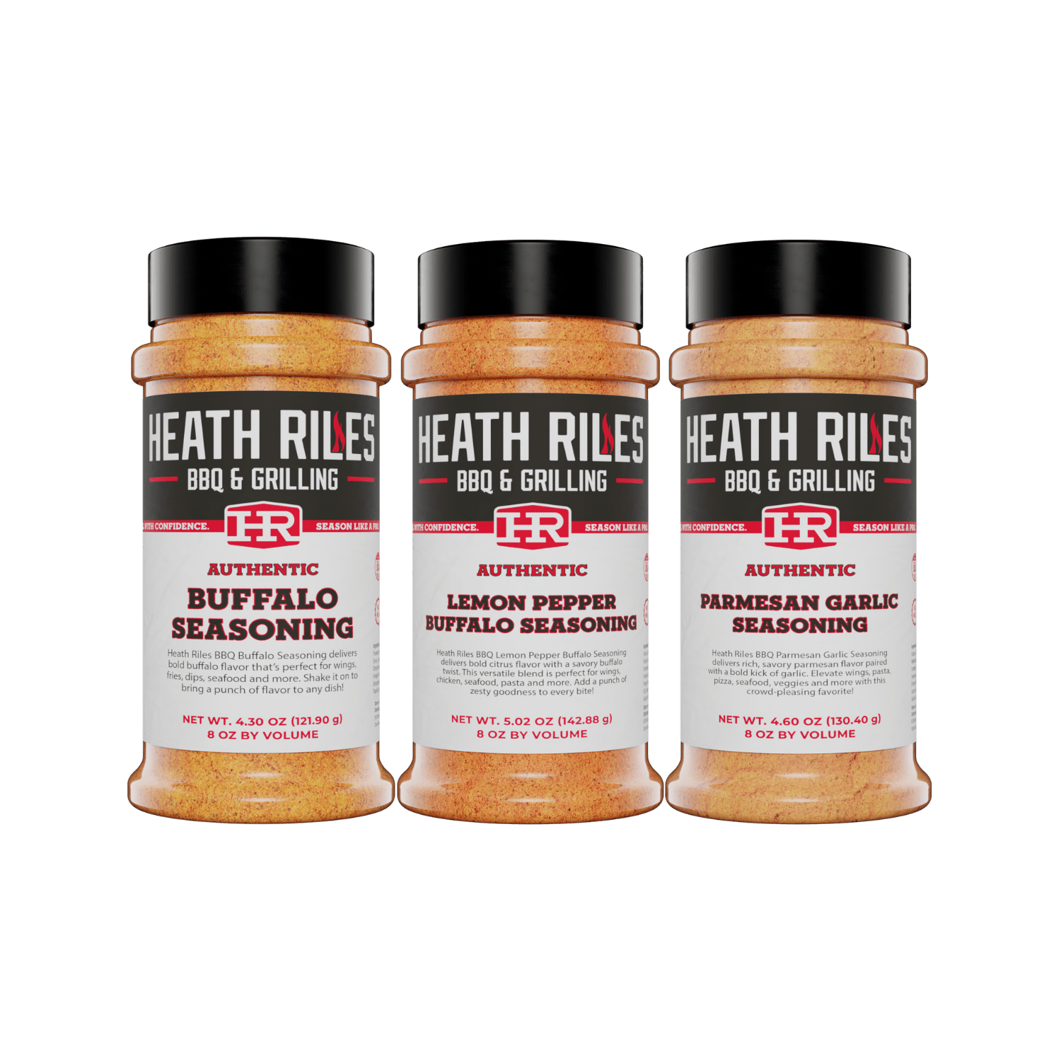 Heath Riles BBQ Wing Seasonings 3 Pack