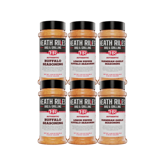 Heath Riles BBQ Wing Seasonings 6 Pack